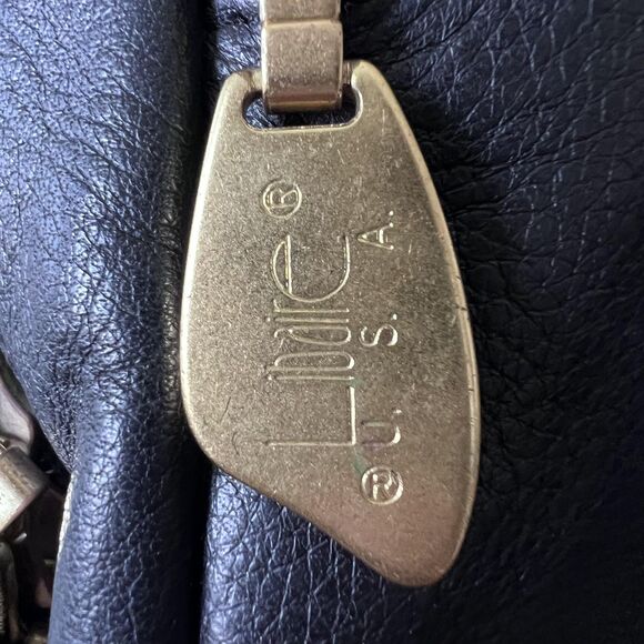 Libaire Backpack Womens Black Leather Mini Bag Purse USA Adjustable Classic - Picture 5 of 10